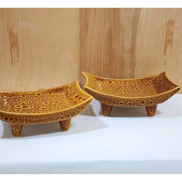 Partylite Global Inspirations Pillar Holder 6" ceramic sponge rest soap dish 2pc - Picture 3 of 12